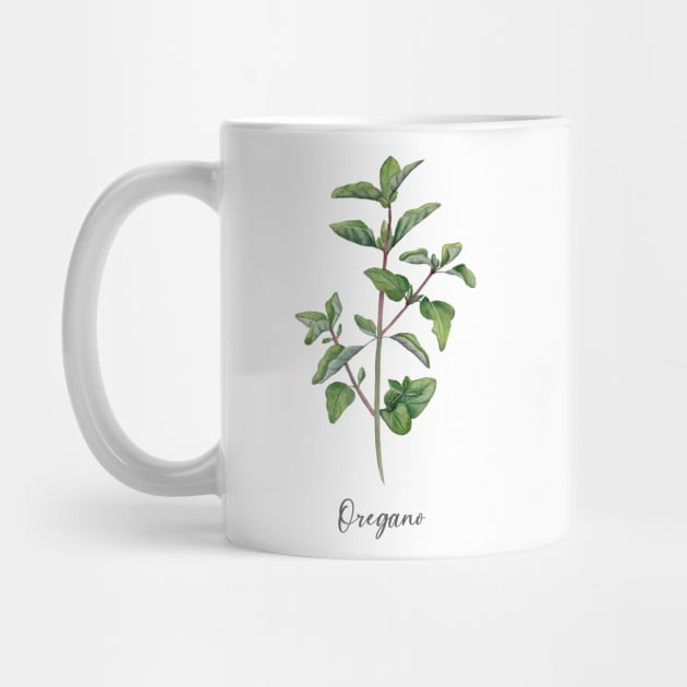 Oregano herb art. by InnaPatiutko